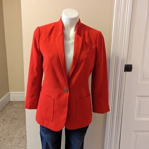 The Limited red blazer with built in shoulder pads size S